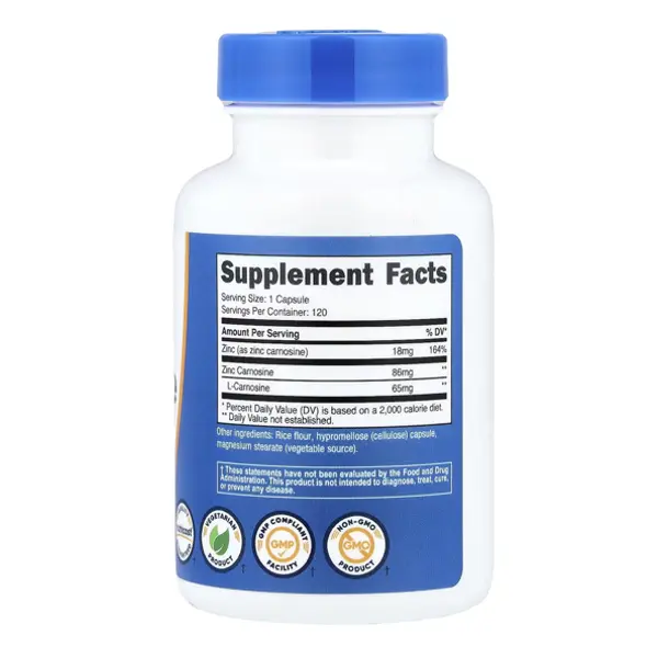 Nutricost Zinc Carnosine 86Mg Capsules